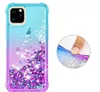 Glitter Färgglada Quicksand Fodral Bling Diamond Flowing Liquid Floating Girls Case 12 11 13 Pro Max för Samsung Galaxy Not10 / S10 / Plus / A10E / A20E / A20 / A30 / A50