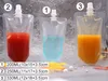 Drink Pouches Bags Soya milk juice drink suction mouth stand - on bag Translucent Stand-Up Drinking Bag Pouches Bags KKA7872