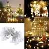 Lampada a sfera a sfera USB 5V alimentata a LED portatile a forma di stringa Illuminazione natalizia 3M 6M Impermeabile interno / esterno Albero di Natale Decorazione da giardino