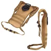 Camuflagem de combate de assalto esportivo ao ar livre bolsa tática de água tática 2.5l/3l pacote de hidratação no11-607