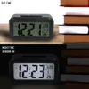 Batteri sensor kontorsbord klocka digitala väckarklockor Studentklocka Stor LCD-skärm Snooze Temperatur Kids Clock Light