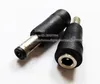 Connectors DC 4 0x1 35mm Female to DC-5 5x2 5mm Compatible5 5x2 1mm Male Plug Power Adapter Connector 10PCS2839