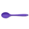 Food grade silicone integrated spoon butter scoop multicolor large size spoons creative cookie pastry mixer WB1916