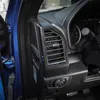 Ford F150 2015+車のインテリアアクセサリーのための内側のダッシュボードの空気出口ベントカバーABS装飾カバー