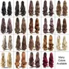Claw Ponytail Wavy Synthetic Hair 22" 55cm 170g Blonde Chestnut Brown Color Natural Ponytails Hair Extensions Hairpieces