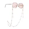 Оптово очки цепи Мода женщина солнцезащитные очки цепи Pearl Подвеска против падения очки Eyeglass шнур ожерелье