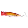 NUOVO POPPER LASER PACCHIO PASCINE FATTA CHE 7,2 cm 9,5 g Occhi 3D Open Great Mouth Baits Topwater Are