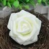 100 pcs 7 cm Espuma Artificial Rosas Flores Para Casa Decoração Do Casamento Scrapbooking PE Cabeças de Flores Beijando Bolas Multi Cor C18112601