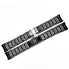 Bracelets de montres Chaîne de montre céramique poire 22mm 24mm bracelet céramique noir brillant et mat pour AR1451