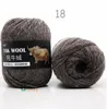 5 pcs Yak Laine Fil pour Tricoter Fine Peigné Mélangé Crochet Fil À Tricoter Chandail Écharpe 500 G/lot