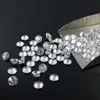 Lotusmaple 1,0 mm till 2,9 mm melee moissanite lös sten test positiv d färg rund lysande klipp vikten per förpackning är 1 karat fantastisk lab diamant