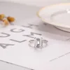 925 Sterling Silver Created Moissanite finger Rings Set Eternal Wedding Engagement topaz Gemstone Rings for Women Jewelry