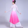 Forntida kinesisk kostym ny stil klassisk dansdräkt kvinnors eleganta paraplydans fan2862
