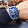 4 Style Wristwatches Vanguard Diamonds Case ETA2824 28800vph Autoamtic Mens Watch V45 SC DT YACHTING OG Black Dial Leather Strap G3836607