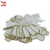 Whole 1000Pcs lot Blank White Paper Label with Hanging String Jewelry Store Ring Watch convenience Strung Tag257a