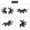 Mink Wimpern Make-up 6D Nerz Wimpern weiche natürliche starke Kreuz Handmade mit Pack 25mm Premium-Make-up-Tool