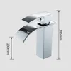 All-Copper waterfall faucet for bathroom sink single hole Spout el Outdoor Garden And Cold Hand Washing Faucets Ceramic bas258D