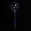 Nouveau LED Lumières Ballons Nuit Éclairage Bobo Ball Multicolore Décoration Ballon De Mariage Décoratif Lumineux Briquet Ballons Avec Bâton