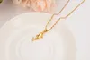 Solid Yellow Gold GF Small Cute Dolphin Beautiful Pendant Necklaces Earrings Mermaid Papua Guinea Jewelry Party Gifts