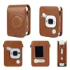 Waterdichte Camera Case Bag Retro PU Lederen Cover met schouderriem voor Instax Mini LipLay Instant Film Camera's