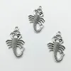 80 pièces scorpion antique argent breloques pendentifs bijoux collier à faire soi-même Bracelet boucles d'oreilles accessoires 29*28mm personnaliser génération livraison