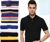 Polo estiva di marca di vendita calda Grande piccolo coccodrillo cavallo ricamo Polo da uomo Camicia di moda da uomo High Street Casual Top Tee