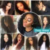 Peruvian Deep Wave Curly Virgin Human Hair Weave 3 buntar med spetslås Obearbetad Remy Hair Extensions Naturlig färg kan bleka färgämne