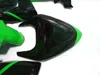 Personalizza il kit carenatura verde nero per Kawasaki Ninja ZX-10R 2006 2007 ZX10R 06 07 ZX 10R set carenature moto