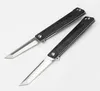 Speciale Aanbieding Kogellager Flipper Folderng Mes 3.6 "D2 Satijn Tanto Blade Black G10 + Roestvrijstalen bladhandvat EDC Messen