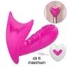 7 vitesses Invisible papillon vibrant culotte sans fil à distance gode G Spot vibrateur Vaginal adulte érotique produits de sexe pour les femmes Y18723587