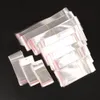 Clear Self Adhesive Seal Plastic Bag Pouch Party Packing Storage Bags Hang Hole