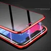 Anti-gluren Privacy voor- en achterkant Gehard glas hoesjes voor iPhone XS Max XR 15 Pro Max 11 12 13 14 Magnetische adsorptie Flip Covers