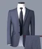 Wedding Tuxedos Mens Black Suit Prom Dress Accessories Suits For Men Slim Gray Traje de hombre (Jacket+Pants)