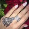 Moda- Tassel anéis com estrela Escova Peso cerca de 21gr Pure Sterling Silver Jewelry Big Cocktail Anel de noivado do casamento
