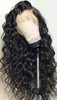 360 Spets frontala peruk Deep Wave Spets Front Human Hair Wigs Pre Plucked Brasilian Non Remy 130 Density Human Hair Full Spets Wig Wig Wig