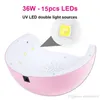 UV LED Nail Secadores Lâmpada para Máquina de Manicure 36W 24W USB Prego Máquinas de Secagem Todas as Ferramentas de Arte Polonesa Gel Star6