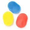 3 renk Yuvarlak pet banyo fırça masaj fırça ayarlanabilir köpek temizleme eldivenleri evcil hayvan bakım ürünleri Köpek Bakım T2I5930