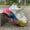 2019 Luxury Paris Triple S 17FW Scarpe da corsa per papà Rainbow Crystal Fashion Designer New Mens Women Casual Clunky Sneakers