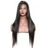 Brazylijskie niewykrywalne HD koronkowe peruki czołowe koronkowe zamykanie Peruki Horowanie włosów dla czarnych kobiet 134 Koronkowe przednie ludzkie włosy peruka prosta 6712346