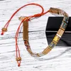 Mode- Vintage coloré carré Tila tuile perles de rocaille Vsco fille bracelets d'amitié Boho bracelet réglable bijoux cadeaux pour femmes filles