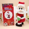 Shaking Hip Music Electric Santa Electric Shaking Buttock Musical Santa Claus Kids Hip Twisted Toys Xmas Desk Decoration Toy