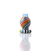 US-Farbe Heady Smoking Carb Cap Fit Einsatz 19 mmOD Wig Wag Style Glasblasenkappen für Quartz Banger Electric Dab Oil Rig