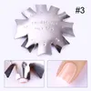 Easy French Line Edge Nail Cutter Stencil Tool Smile Shape Trimmer Clipper Styling Forms Manicure Nail Art Tools