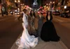 2019 New Long Black Girls Vestido de fiesta Apliques de sirena Desfile formal Días festivos Desgaste Graduación Fiesta de noche Vestido por encargo Tallas grandes