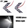 2 Pcslot 14 SMD LED Arrow Panel For Car Rear View Mirror Indicator Turn Signal Light Car LED Rearview Mirror Light2584856