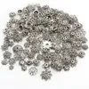 500 pcs/lot mixte 150 pièces tibétain argent perles embouts fleur perle casquettes pour la fabrication de bijoux résultats bricolage accessoires en gros