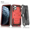 Phone Cases For Samsung S20 FE A21 A11 A20S A71 A51 A01 With Heavy Duty Shockproof Holster Belt Clip Defender Built-in Screen Protective Cover