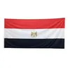 Ägypten-Flaggen-Banner, günstiger Preis, 90 % Beschnittzugabe, digital bedruckte Polyester-Werbung, kostenloser Versand, Unterstützung für Drop-Shipping