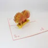 Bröllopsinbjudningar 3D Love Tree Greeting Cards Födelsedag Vykort Alla hjärtans dag för älskare festliga parti leveranser