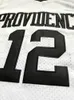 Nieuwe God Shammgod #12 Providence Men Basketball Jersey Black White Stitiched Shirts College Jerseys